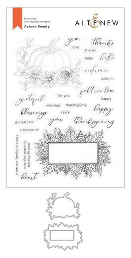 Altenew Stamp & Die Bundle Autumn Bounty Stamp & Die Bundle