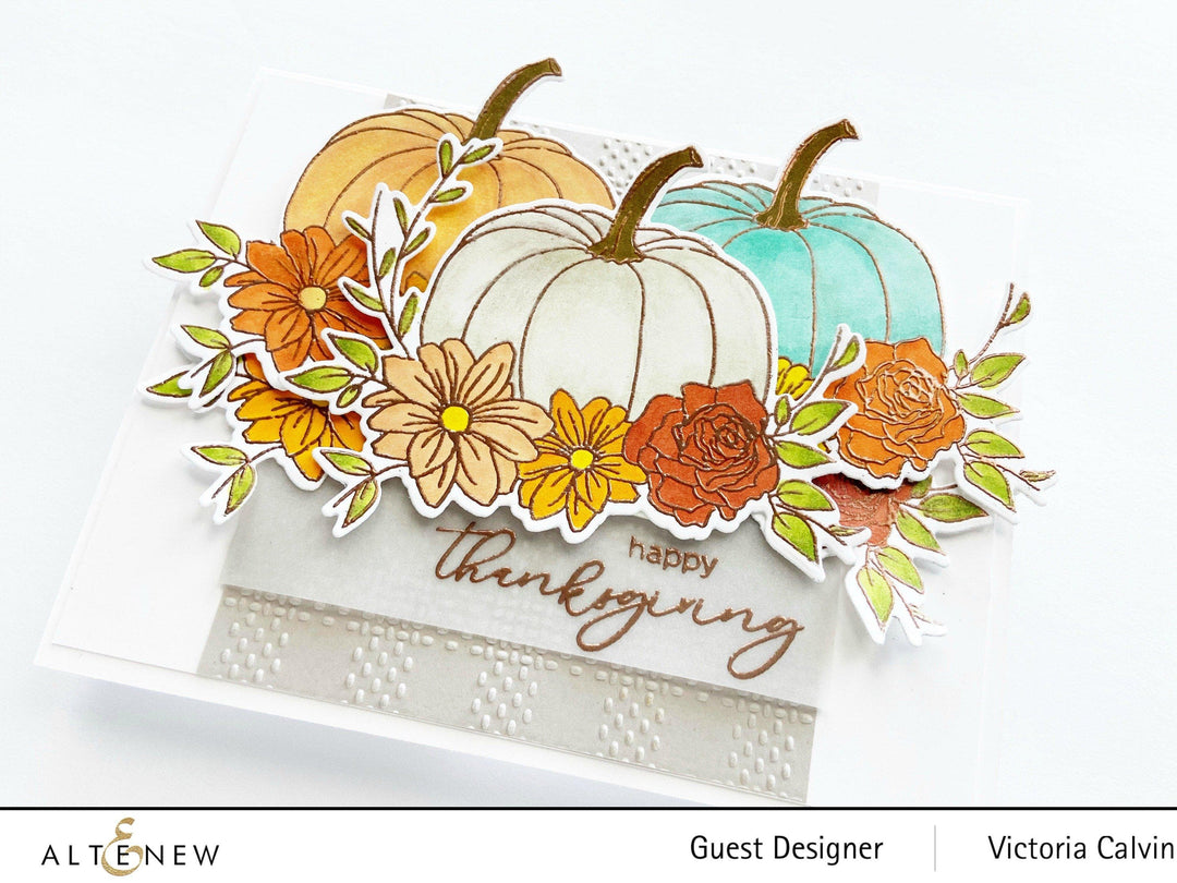 Altenew Stamp & Die Bundle Autumn Bounty Stamp & Die Bundle