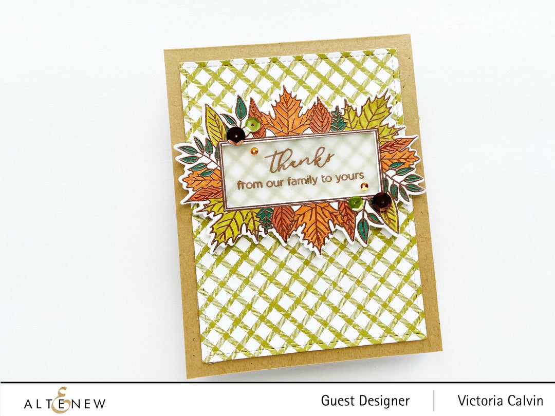 Altenew Stamp & Die Bundle Autumn Bounty Stamp & Die Bundle