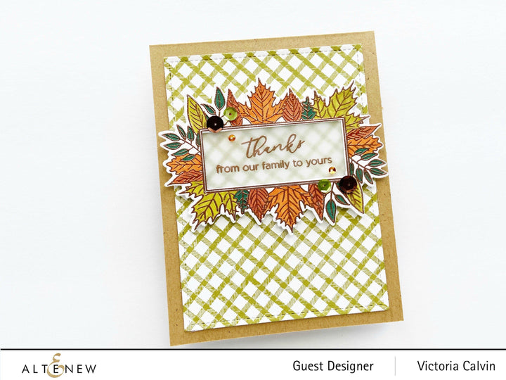 Altenew Stamp & Die Bundle Autumn Bounty Stamp & Die Bundle
