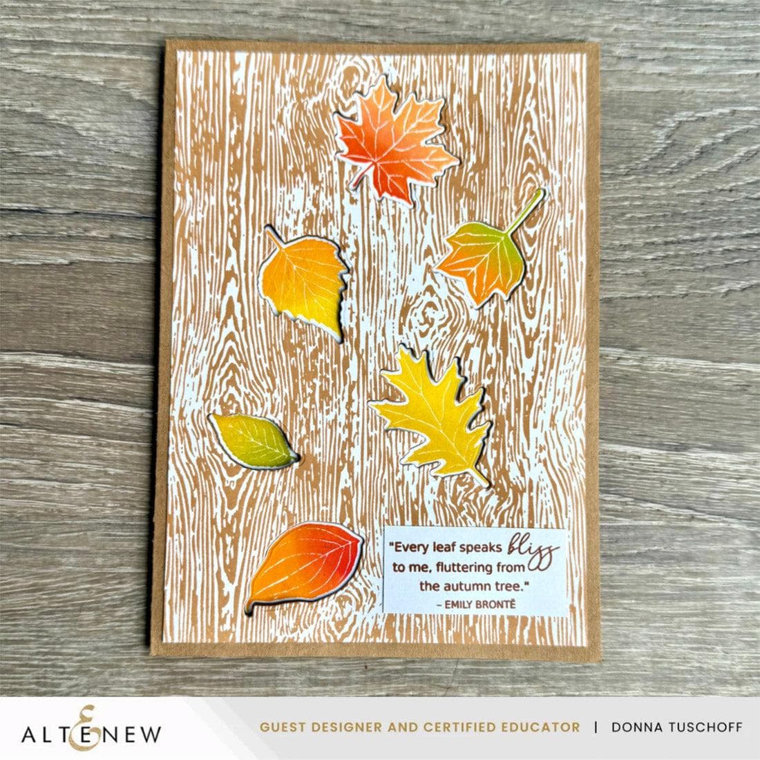 Autumn Whispers Stamp & Die Bundle for Fall Crafts | Altenew