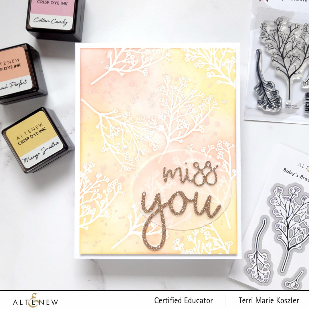 Altenew Stamp & Die Bundle Baby's Breath Stamp & Die Bundle
