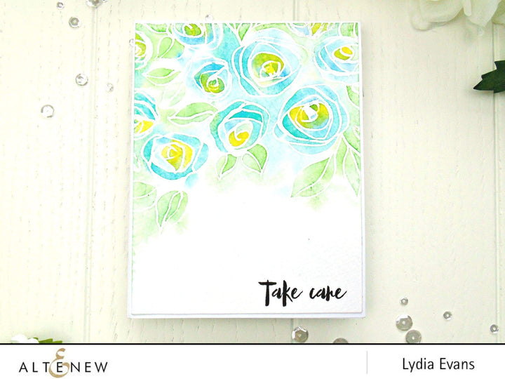 Altenew Stamp & Die Bundle Bamboo Rose Stamp & Die Bundle