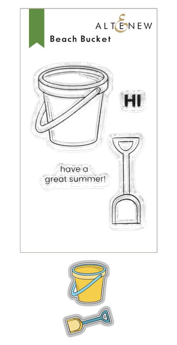 Altenew Stamp & Die Bundle Beach Bucket Stamp & Die Bundle