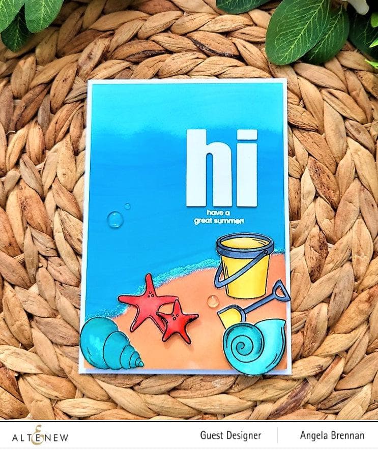 Altenew Stamp & Die Bundle Beach Bucket Stamp & Die Bundle