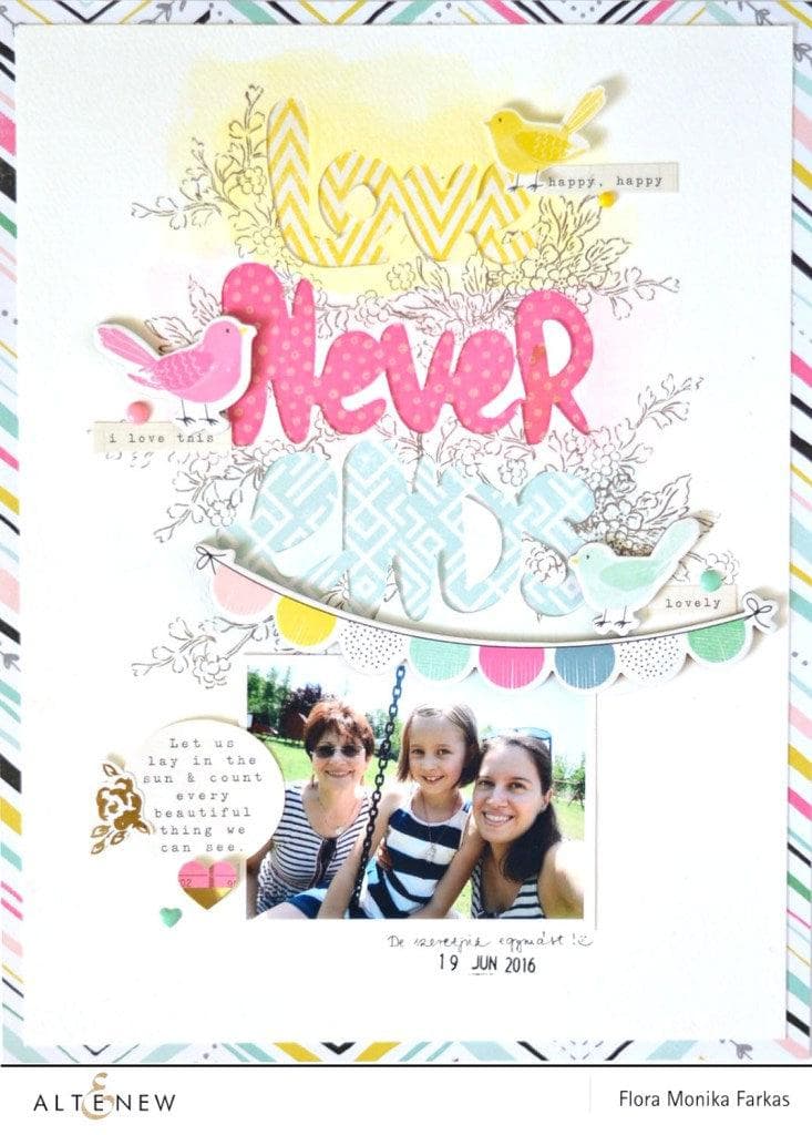 Altenew Stamp & Die Bundle Beautiful Day Stamp & Die Bundle