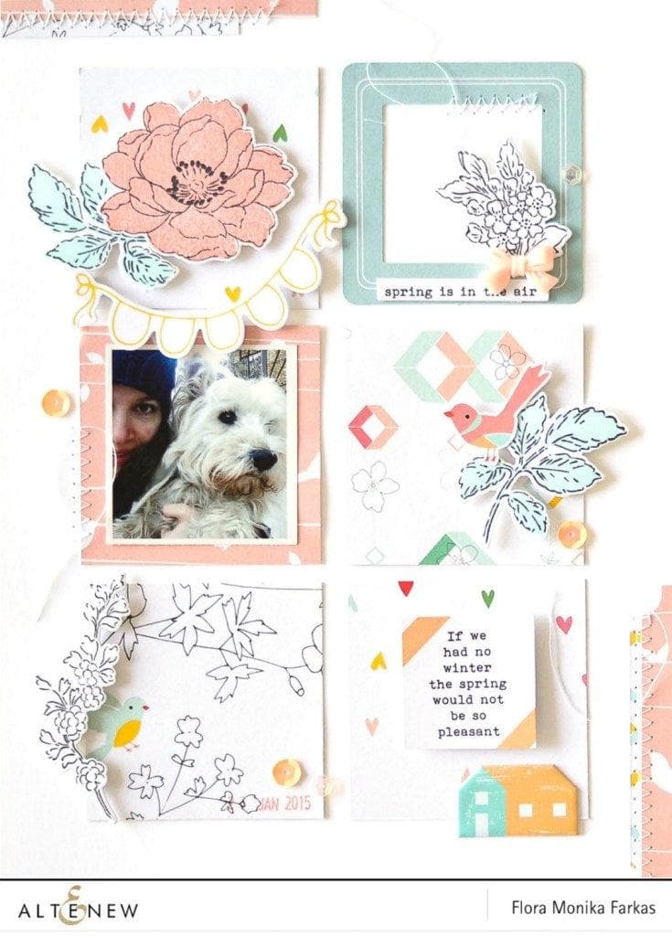 Altenew Stamp & Die Bundle Beautiful Day Stamp & Die Bundle