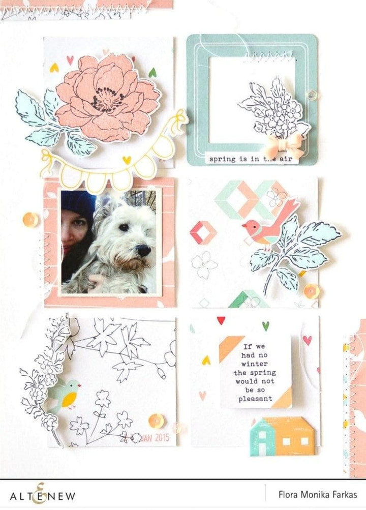 Altenew Stamp & Die Bundle Beautiful Day Stamp & Die Bundle