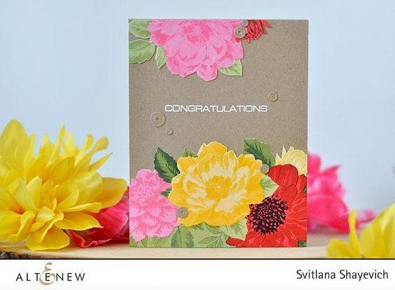 Altenew Stamp & Die Bundle Beautiful Day Stamp & Die Bundle