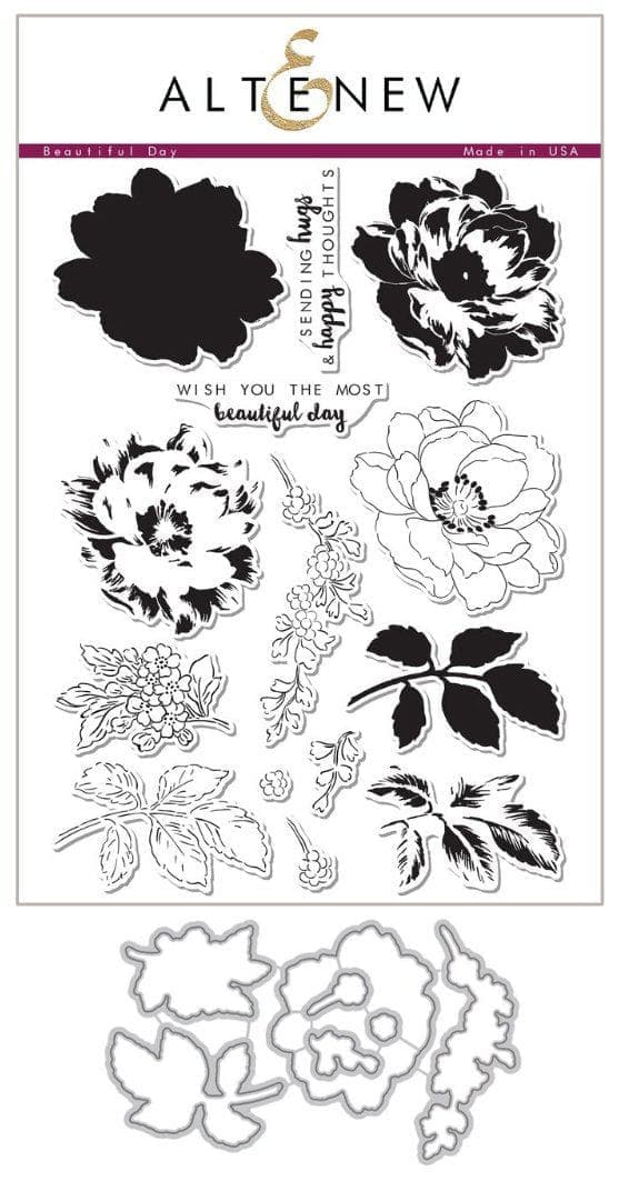 Altenew Stamp & Die Bundle Beautiful Day Stamp & Die Bundle