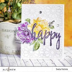 Altenew Stamp & Die Bundle Beautiful Day Stamp & Die Bundle