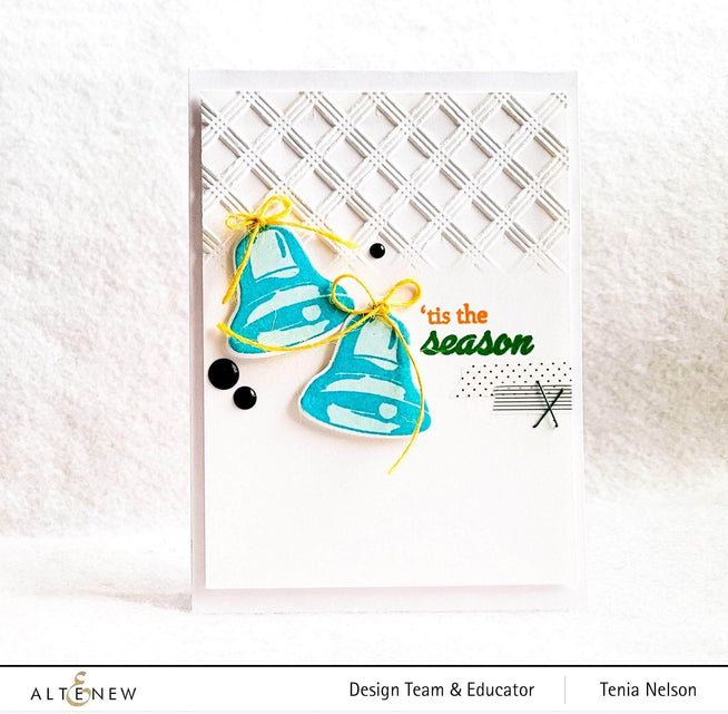 Altenew Stamp & Die Bundle Bells and Bows Add-On Stamp & Die Bundle