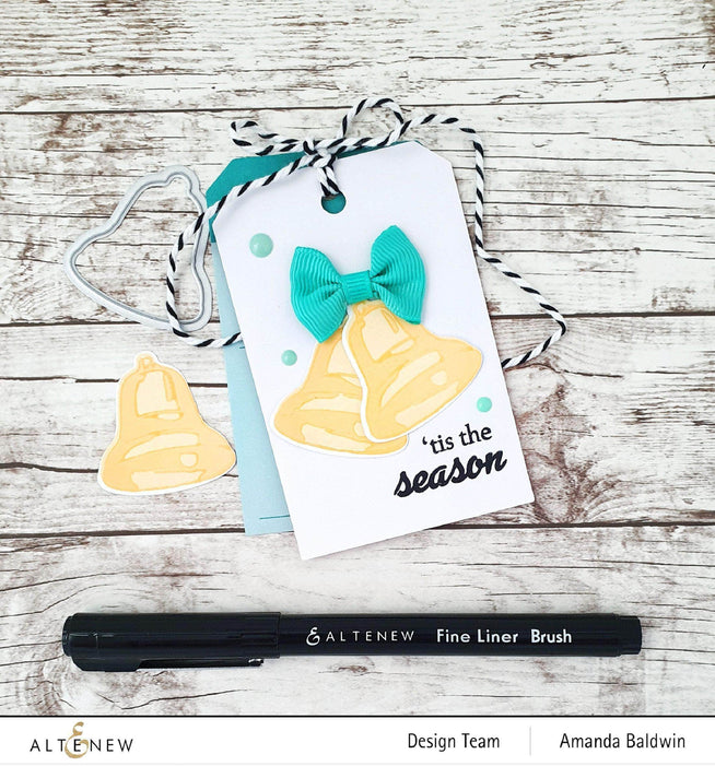 Altenew Stamp & Die Bundle Bells and Bows Add-On Stamp & Die Bundle