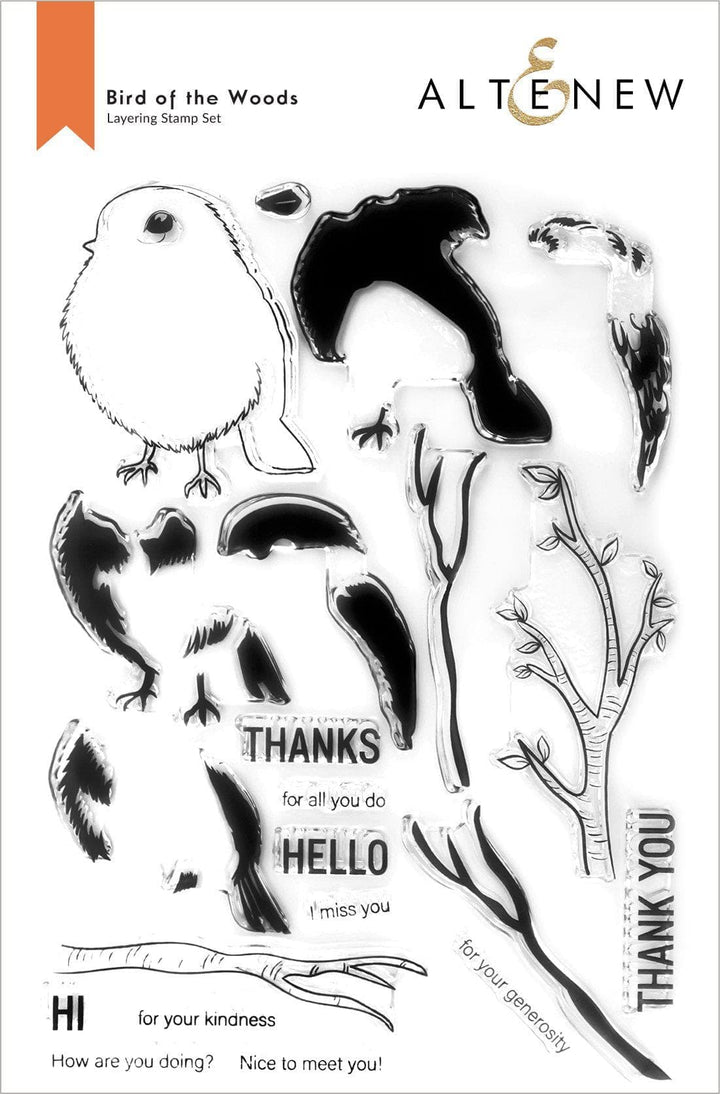 Altenew Stamp & Die Bundle Bird of the Woods Stamp & Die Bundle