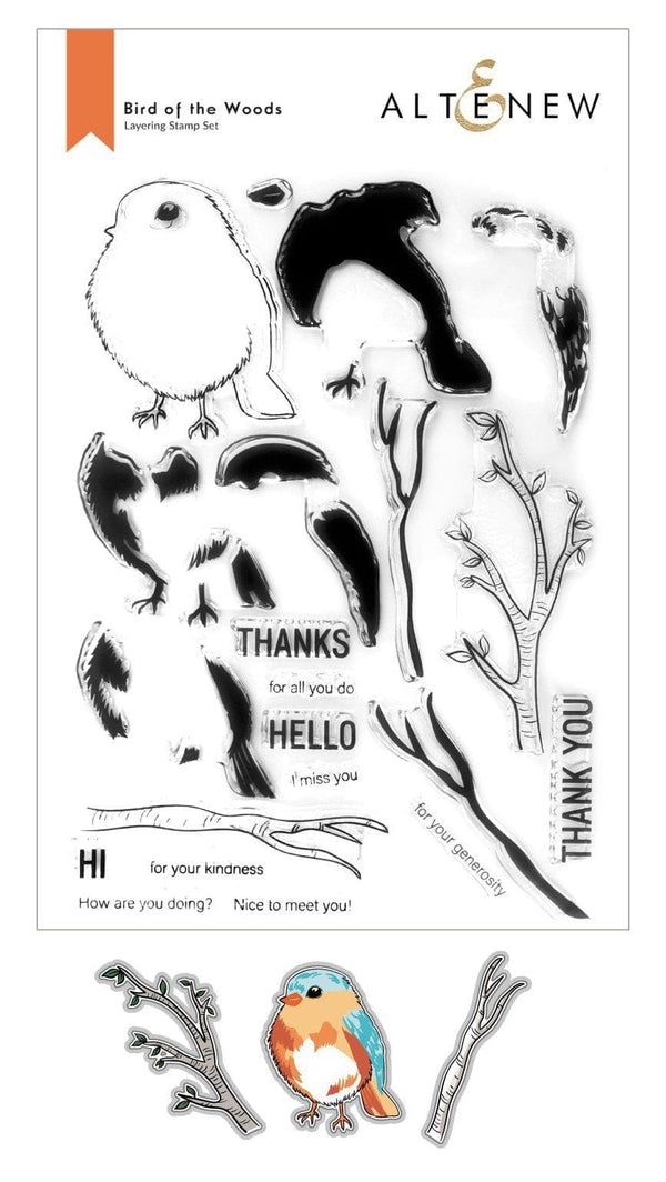 Altenew Stamp & Die Bundle Bird of the Woods Stamp & Die Bundle