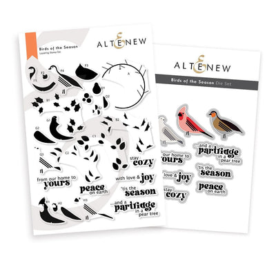 Altenew Stamp & Die Bundle Birds Of The Season