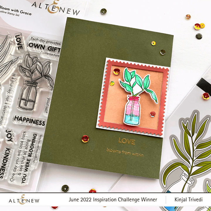 Altenew Stamp & Die Bundle Bloom with Grace Complete Bundle