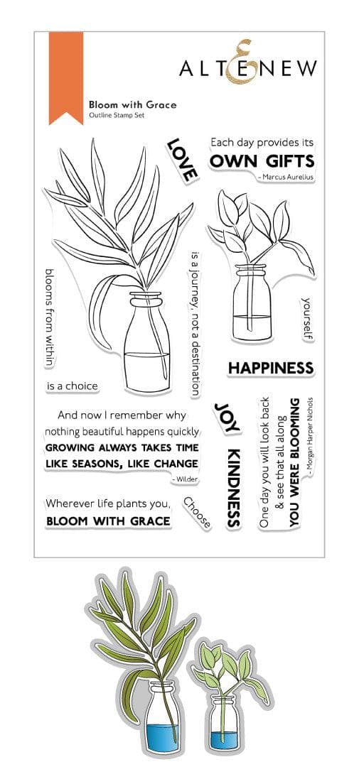 Altenew Stamp & Die Bundle Bloom with Grace Complete Bundle