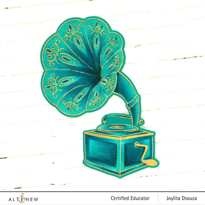 Altenew Stamp & Die Bundle Blooming Gramophone Complete Bundle