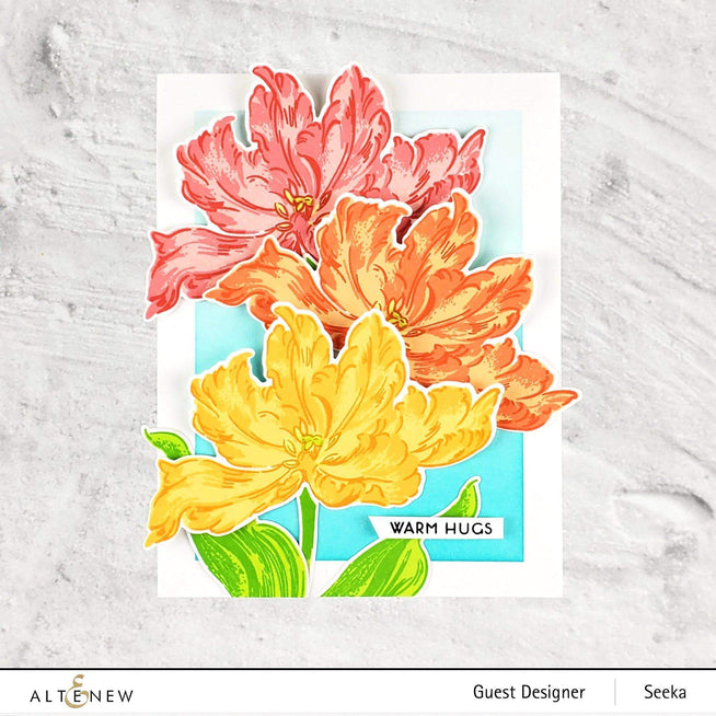 Altenew Stamp & Die Bundle Blooming Tulips Stamp & Die Bundle