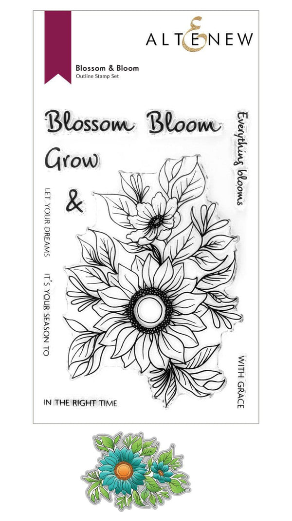 Altenew Stamp & Die Bundle Blossom & Bloom Stamp & Die Bundle
