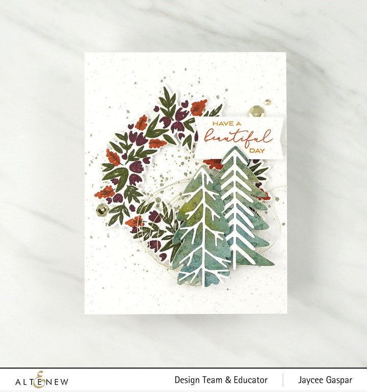 Altenew Stamp & Die Bundle Blossom Wreath Stamp & Die Bundle