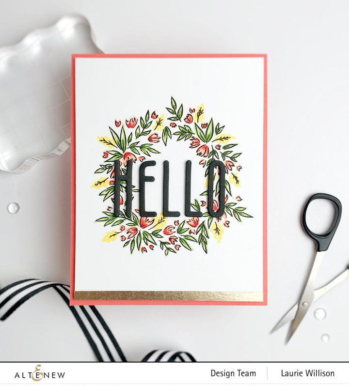 Altenew Stamp & Die Bundle Blossom Wreath Stamp & Die Bundle