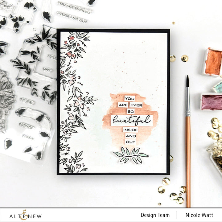 Altenew Stamp & Die Bundle Blossom Wreath Stamp & Die Bundle