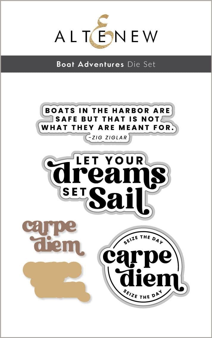Altenew Stamp & Die Bundle Boat Adventures