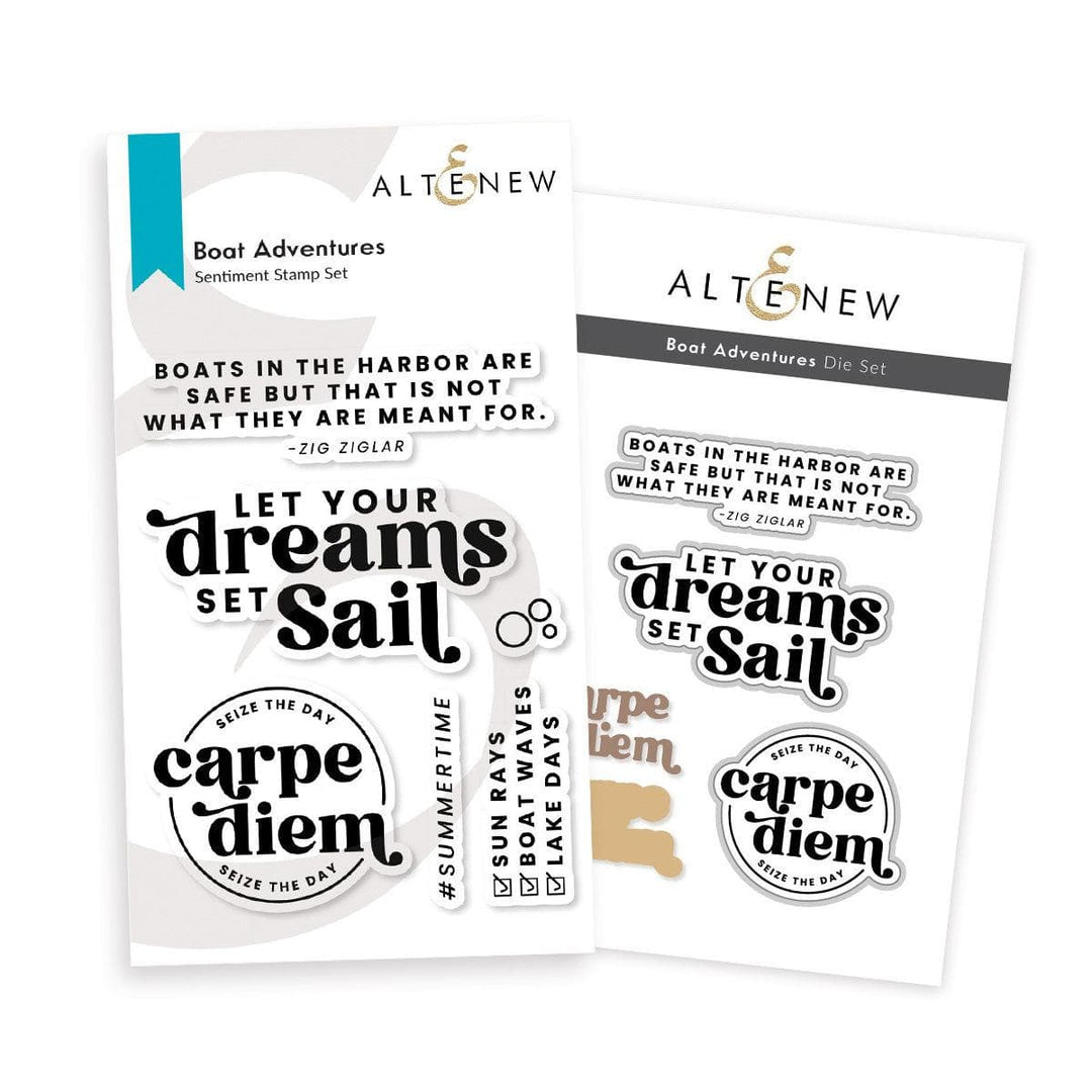 Altenew Stamp & Die Bundle Boat Adventures