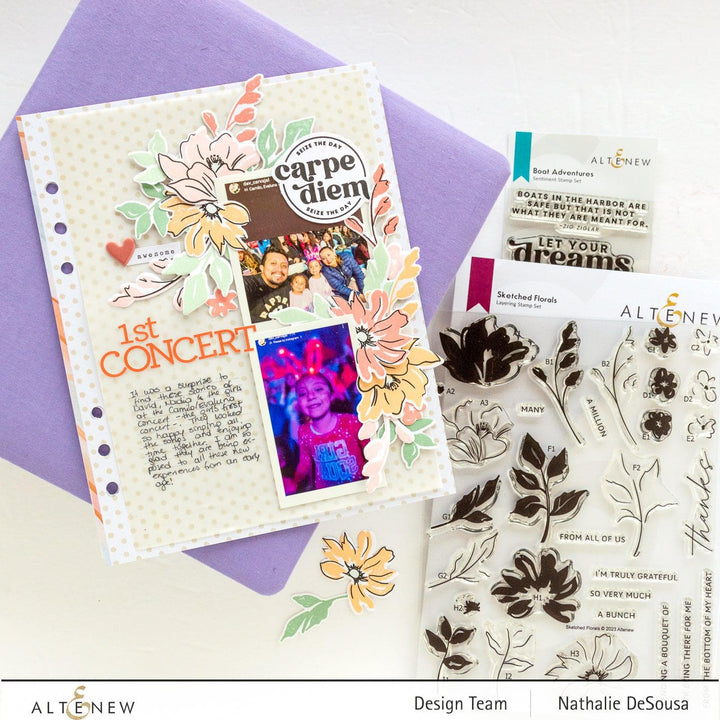Altenew Stamp & Die Bundle Boat Adventures