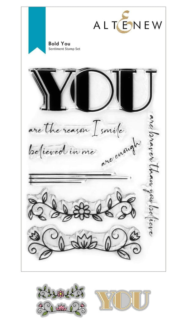 Altenew Stamp & Die Bundle Bold You Stamp & Die Bundle