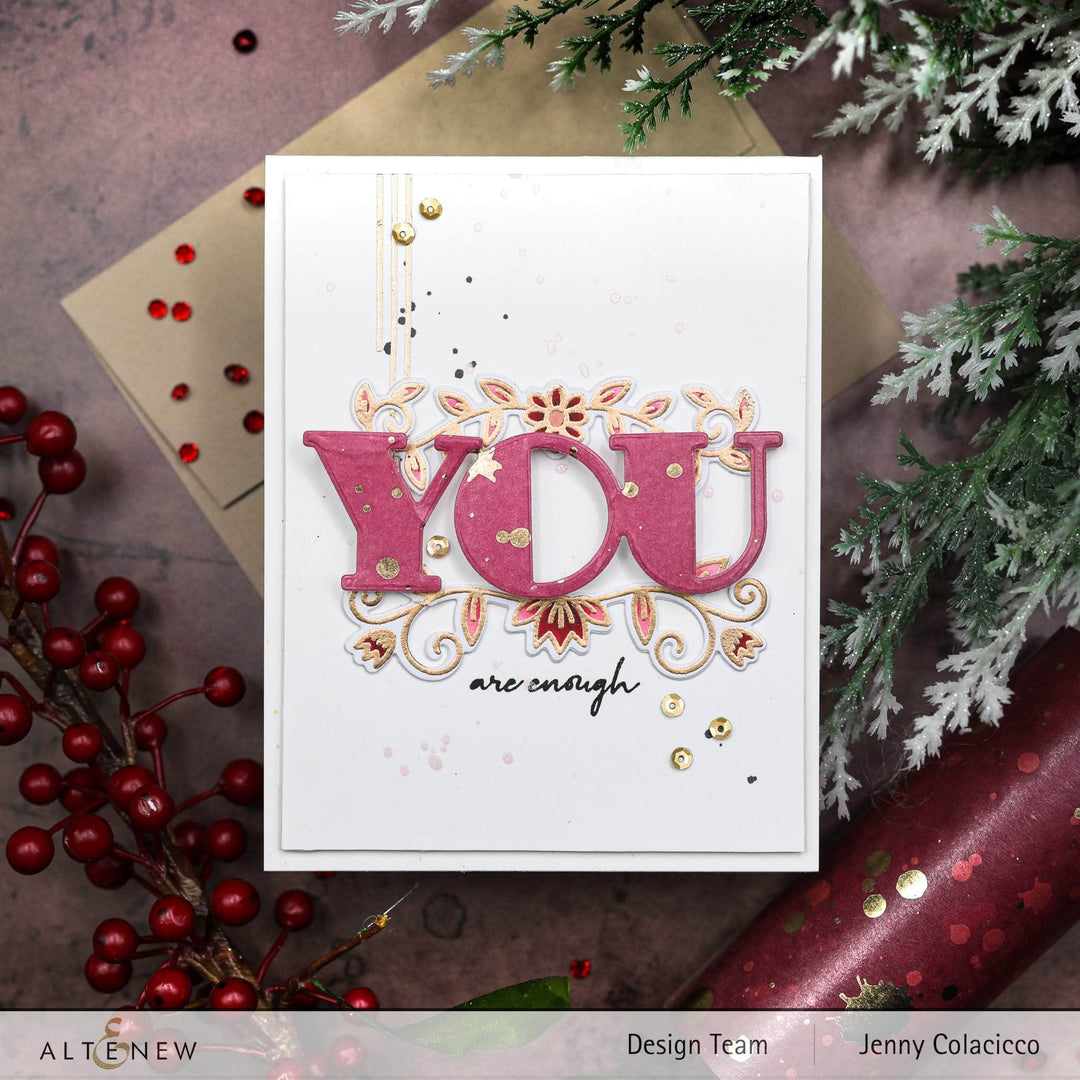 Altenew Stamp & Die Bundle Bold You Stamp & Die Bundle