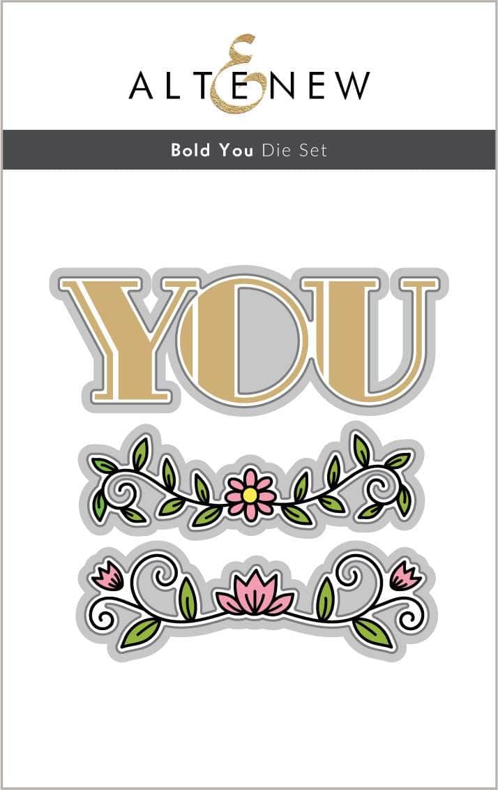 Altenew Stamp & Die Bundle Bold You Stamp & Die Bundle