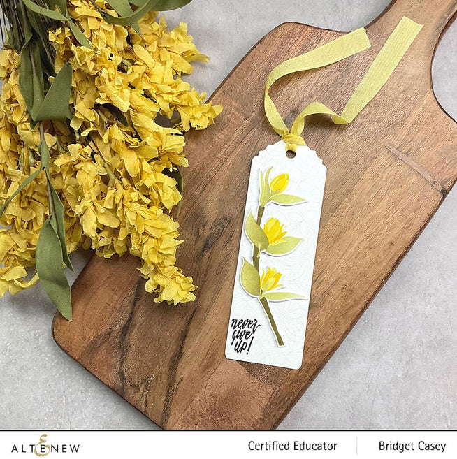 Altenew Stamp & Die Bundle Botanical Bookmark Stamp & Die Bundle