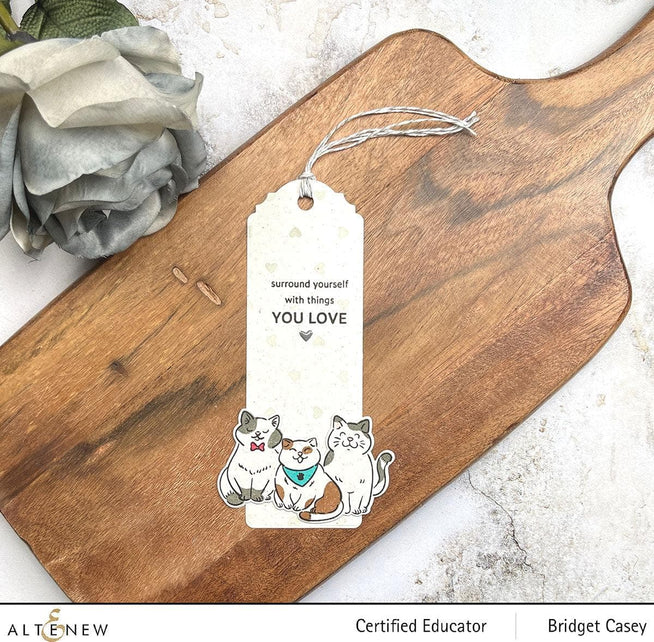 Altenew Stamp & Die Bundle Botanical Bookmark Stamp & Die Bundle