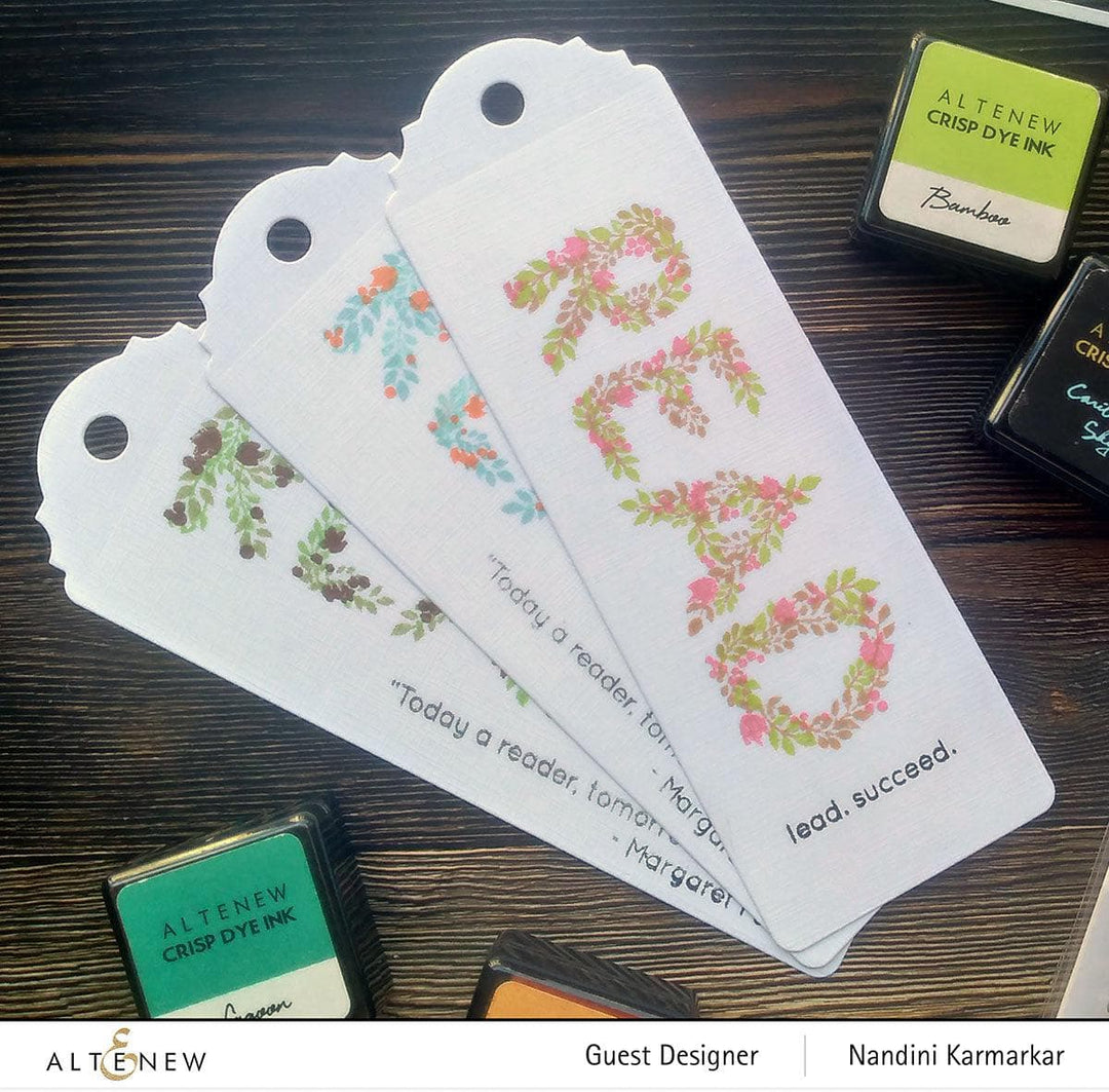 Altenew Stamp & Die Bundle Botanical Bookmark Stamp & Die Bundle