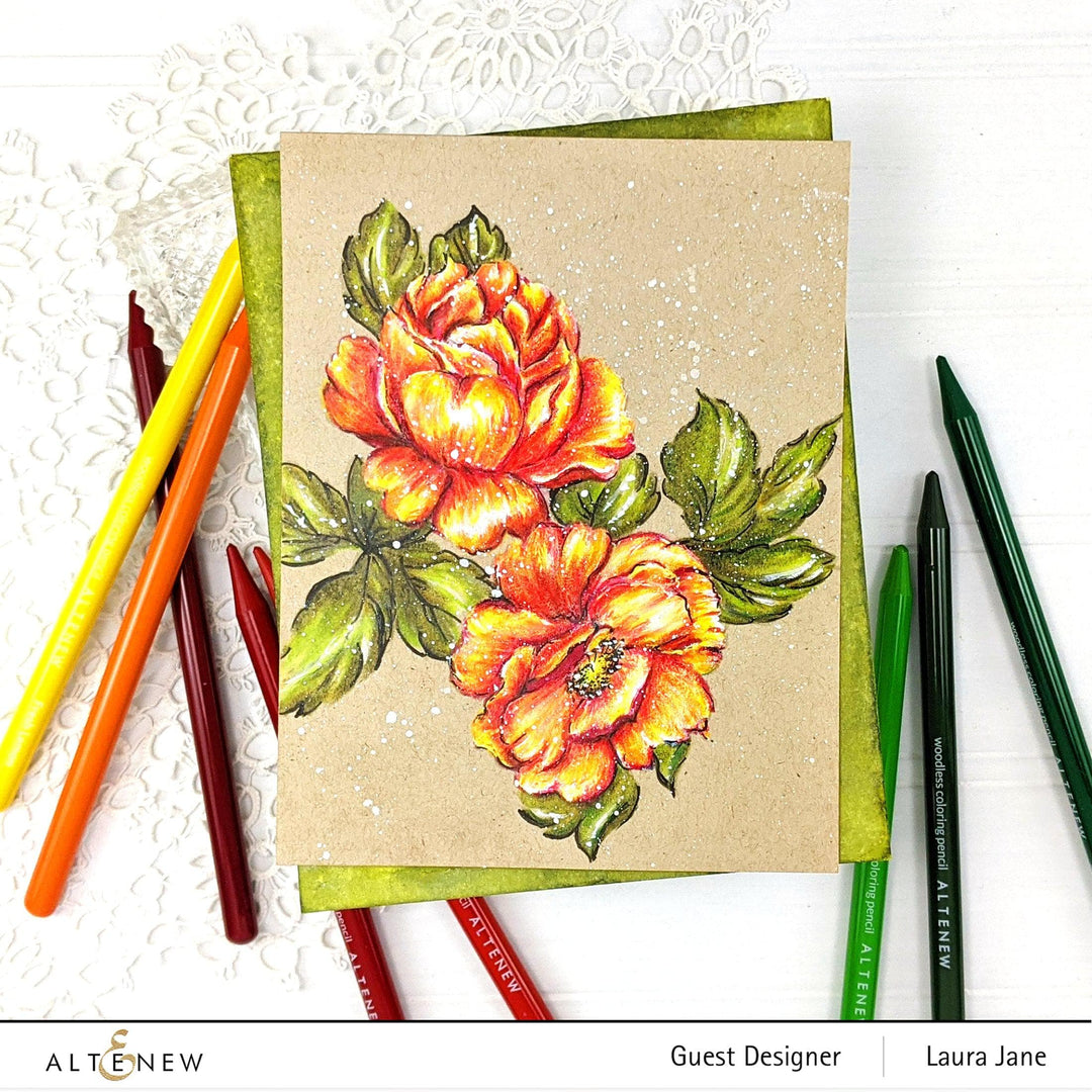 Altenew Stamp & Die Bundle Bountiful Bouquet Stamp & Die Bundle