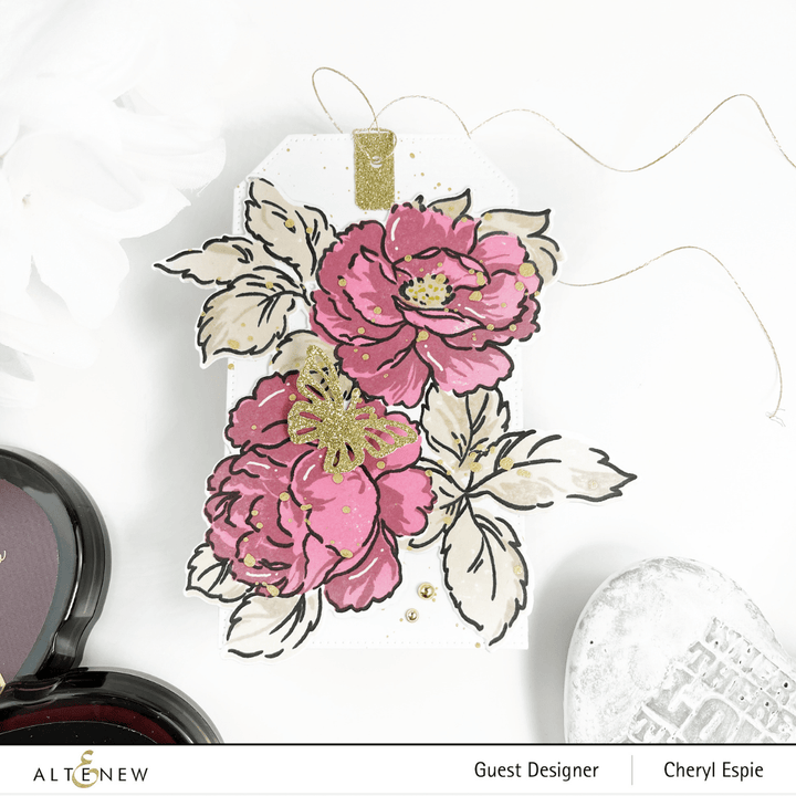 Altenew Stamp & Die Bundle Bountiful Bouquet Stamp & Die Bundle