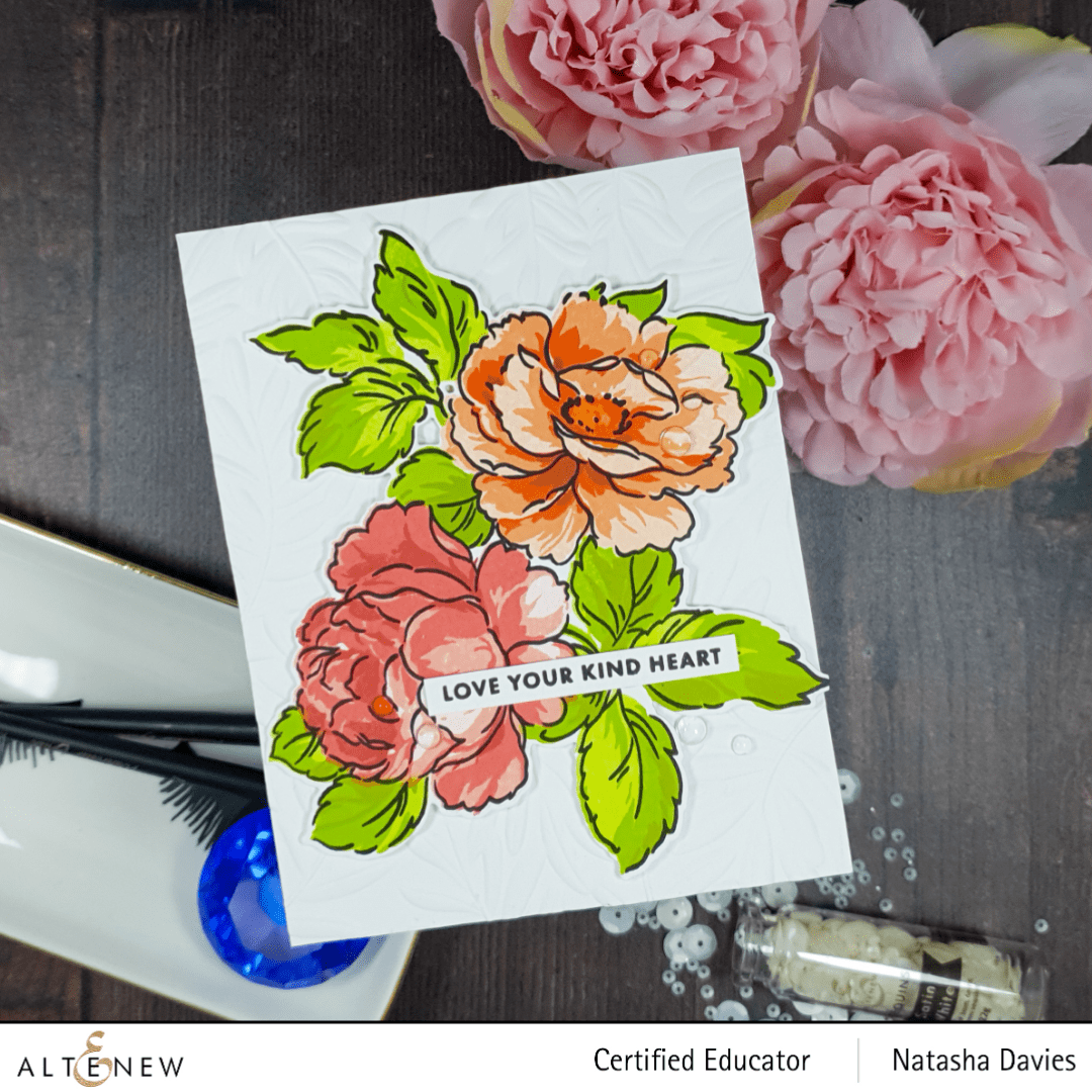 Altenew Stamp & Die Bundle Bountiful Bouquet Stamp & Die Bundle