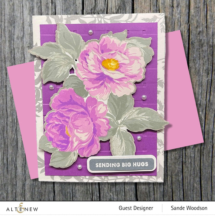 Altenew Stamp & Die Bundle Bountiful Bouquet Stamp & Die Bundle
