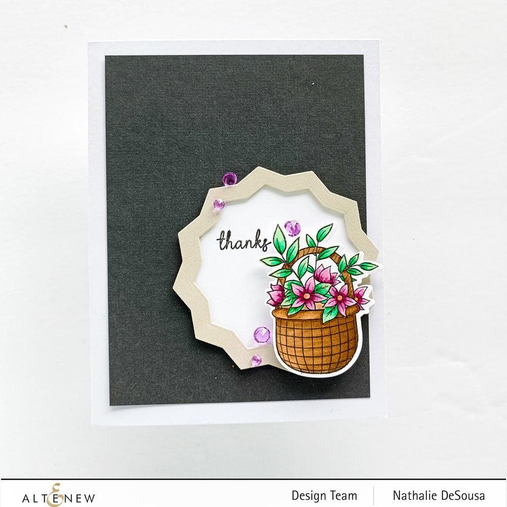 Altenew Stamp & Die Bundle Bouquet Basket Stamp & Die Bundle