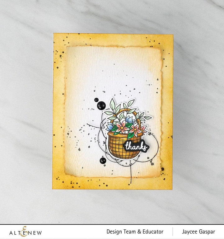 Altenew Stamp & Die Bundle Bouquet Basket Stamp & Die Bundle