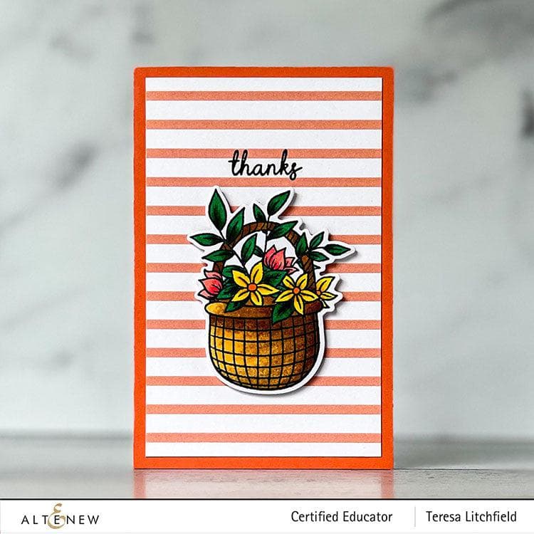 Altenew Stamp & Die Bundle Bouquet Basket Stamp & Die Bundle