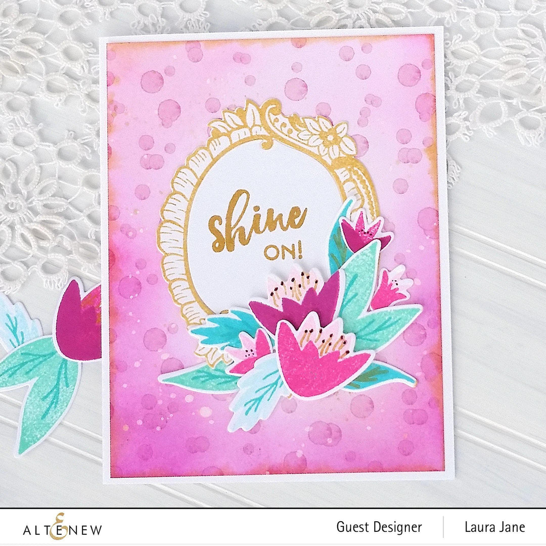 Altenew Stamp & Die Bundle Bright Blossoms Stamp & Die Bundle