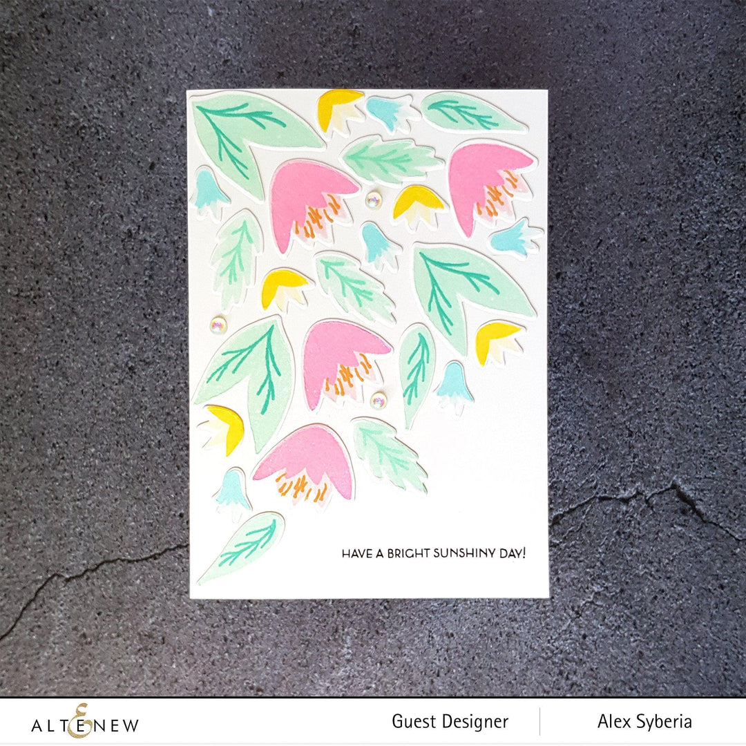 Altenew Stamp & Die Bundle Bright Blossoms Stamp & Die Bundle