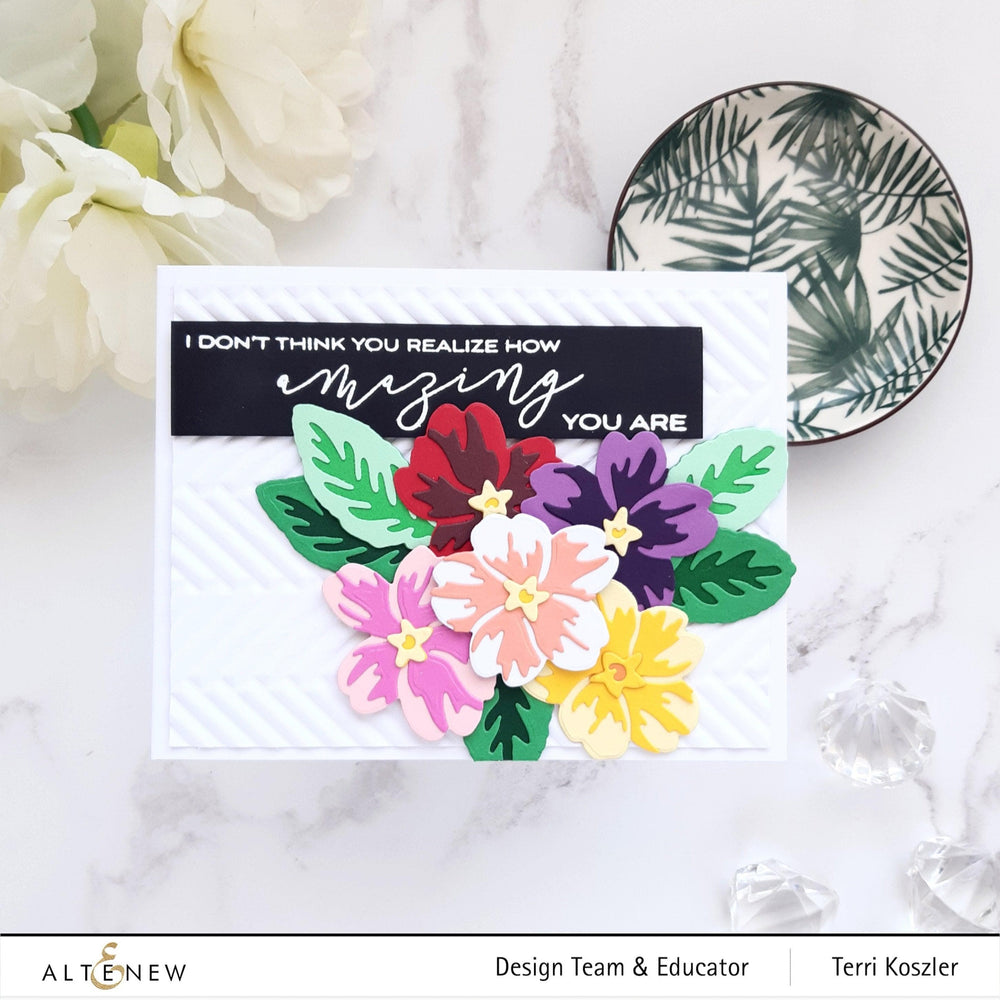 Altenew Stamp & Die Bundle Build-A-Flower: Primrose & Add-On Layering Die Bundle