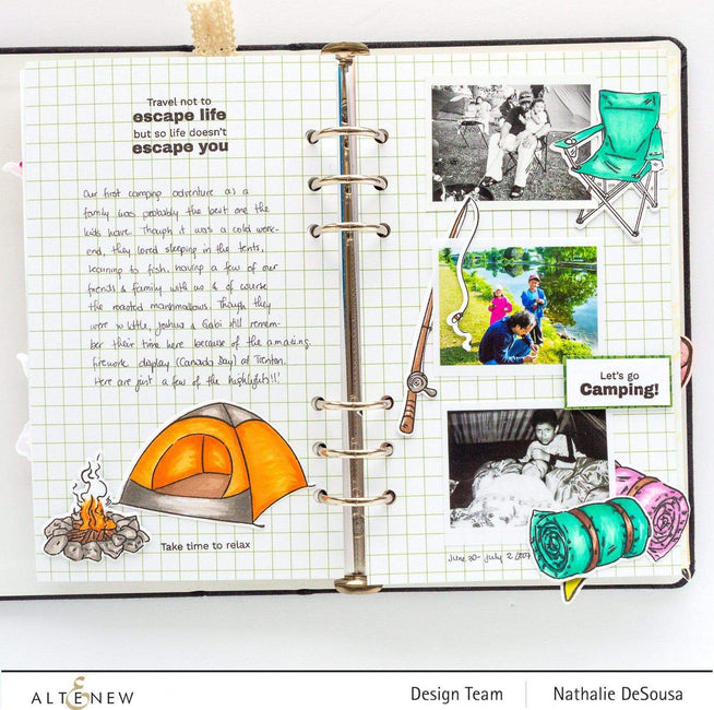 Altenew Stamp & Die Bundle Camp Life Stamp & Die Bundle