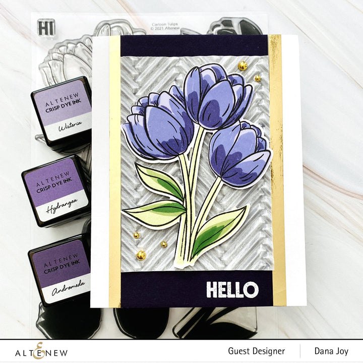 Altenew Stamp & Die Bundle Cartoon Tulips Stamp & Die Bundle