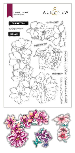 Altenew Stamp & Die Bundle Castle Garden Stamp & Die Bundle